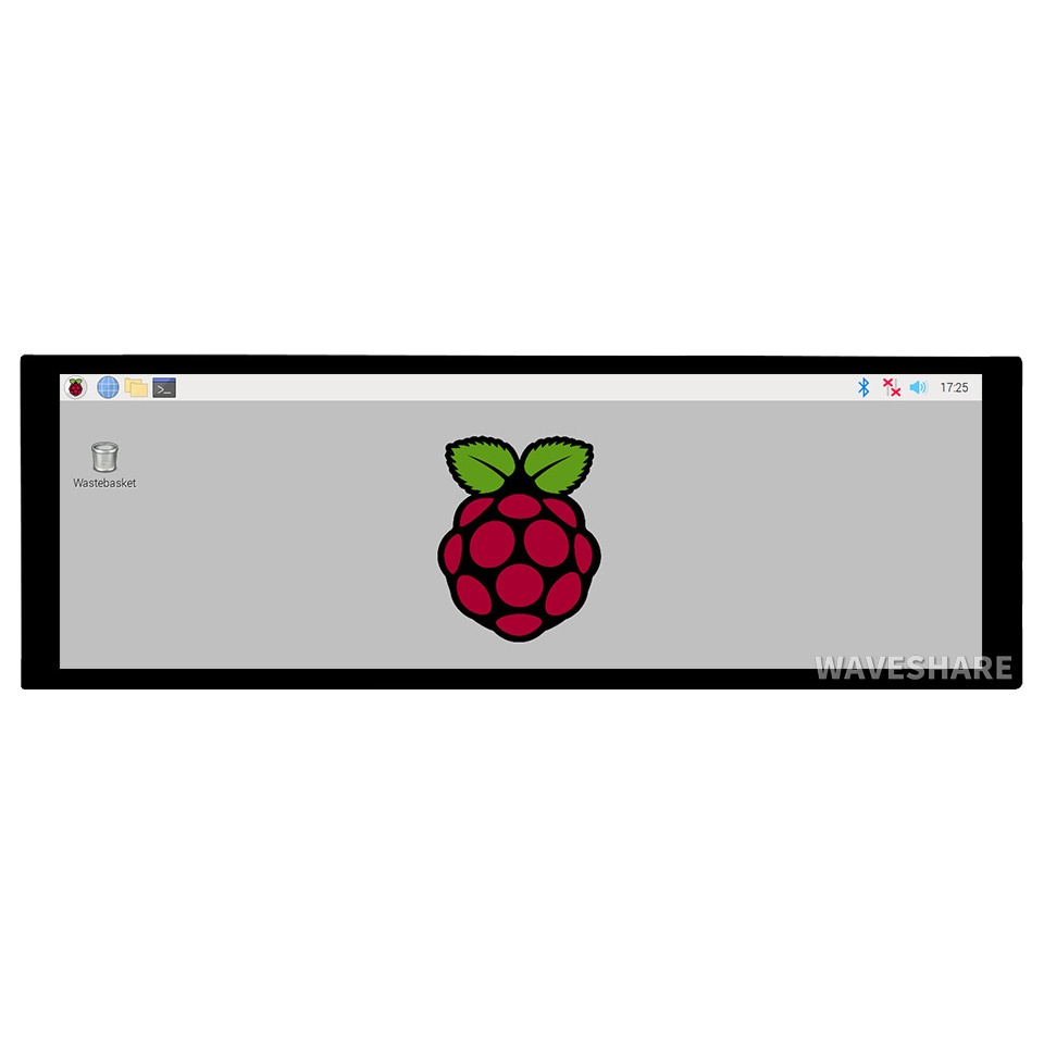 Ekran dotykowy pojemnościowy LCD IPS 7,9" 400x1280px HDMI + USB do Raspberry Pi - Waveshare 17916
